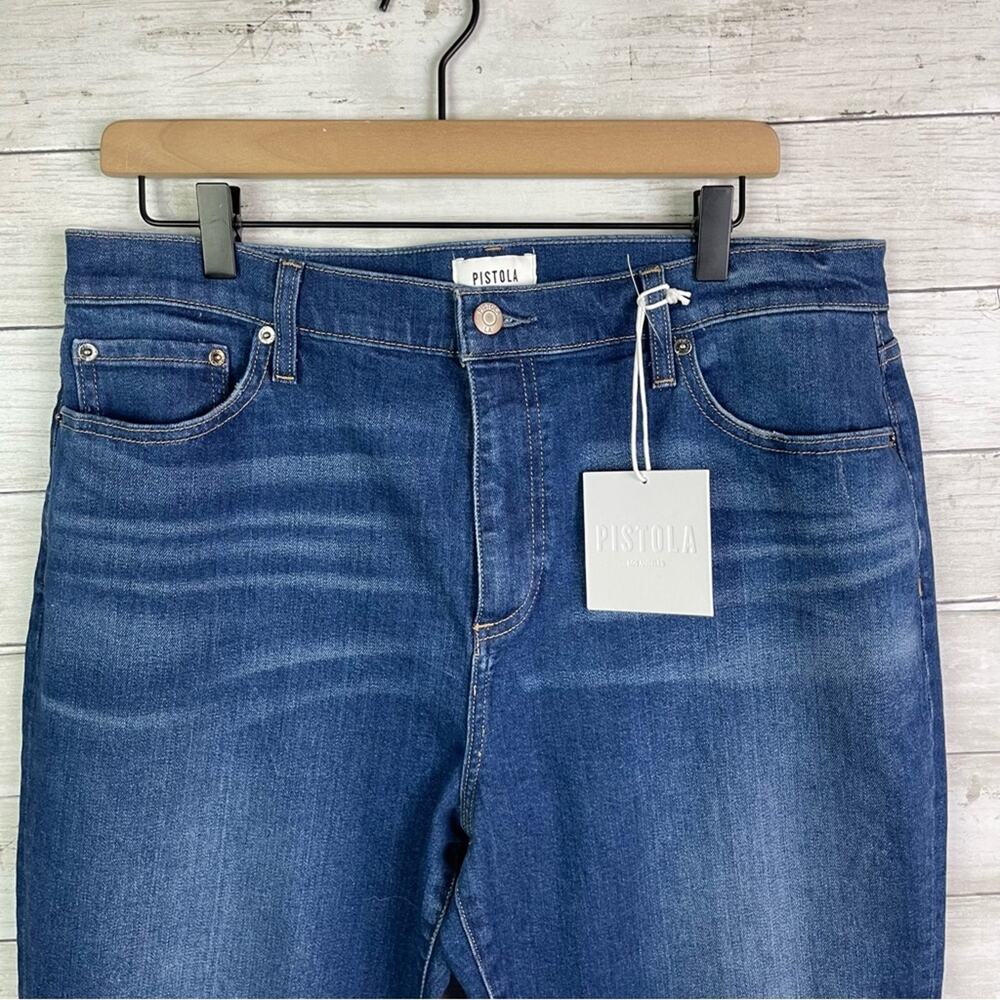 Pistola Aline Blue Skinny Jeans with Cropped Ankle - Picture 3 of 9